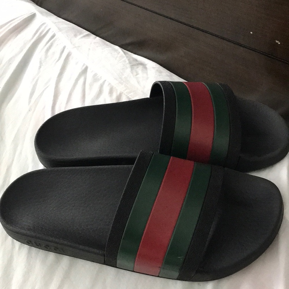 Gucci slides size 10